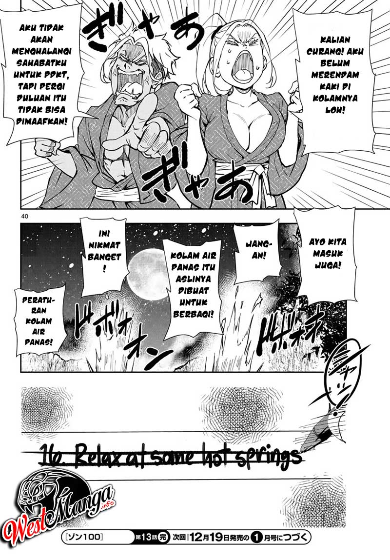 Zombie 100 ~Zombie ni Naru Made ni Shitai 100 no Koto~ Chapter 13 page 41