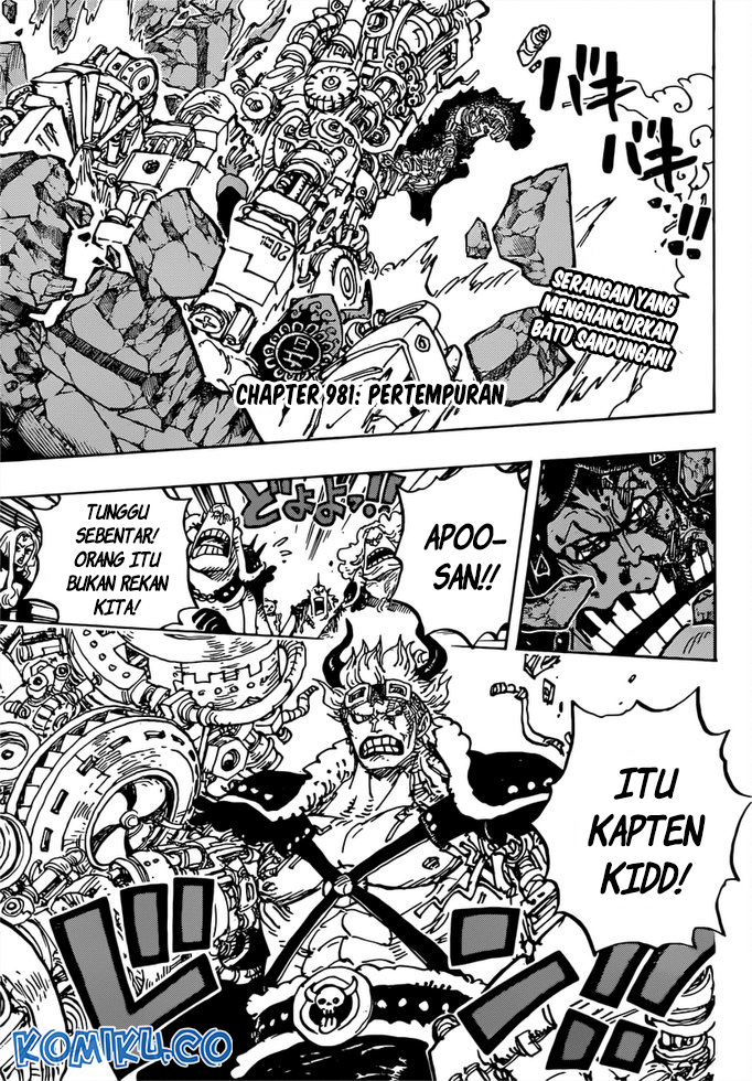 One Piece Chapter 981 page 4