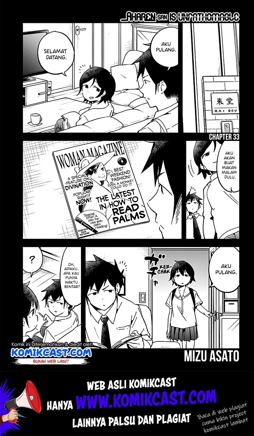 Aharen-san wa Hakarenai Chapter 33 page 3
