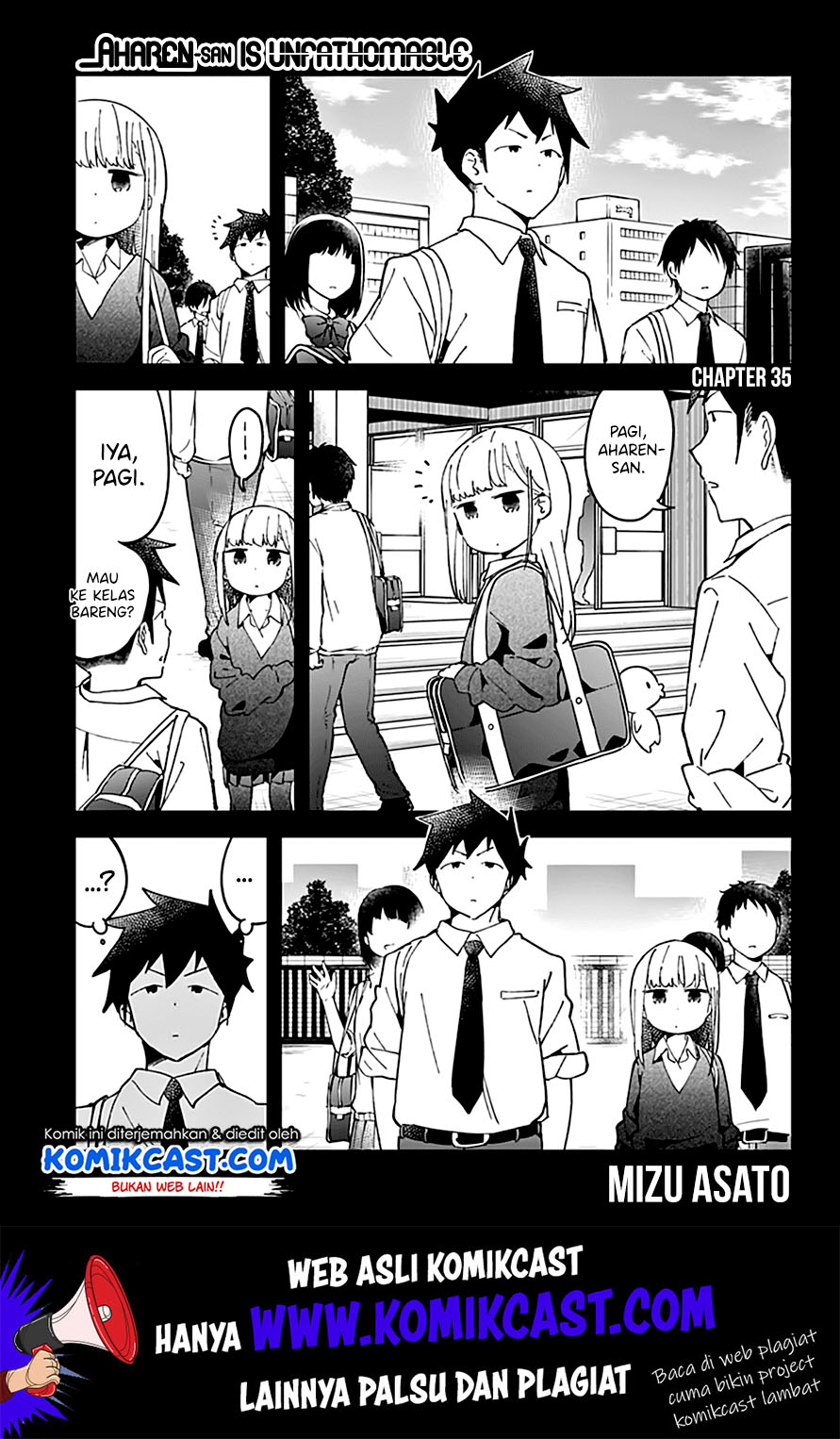Aharen-san wa Hakarenai Chapter 35 page 3