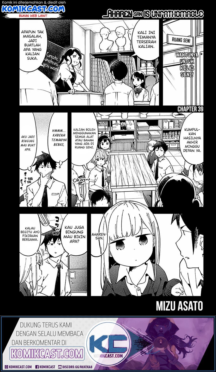 Aharen-san wa Hakarenai Chapter 39 page 3