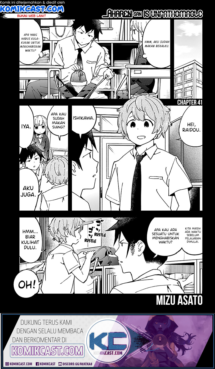 Aharen-san wa Hakarenai Chapter 41 page 3