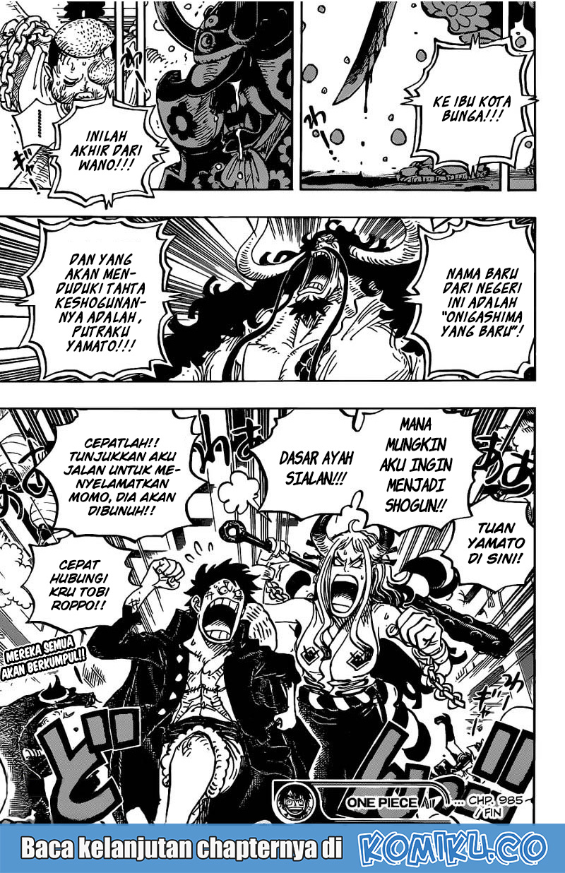 One Piece Chapter 985 page 17
