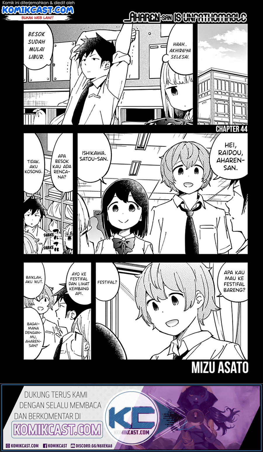 Aharen-san wa Hakarenai Chapter 44 page 3