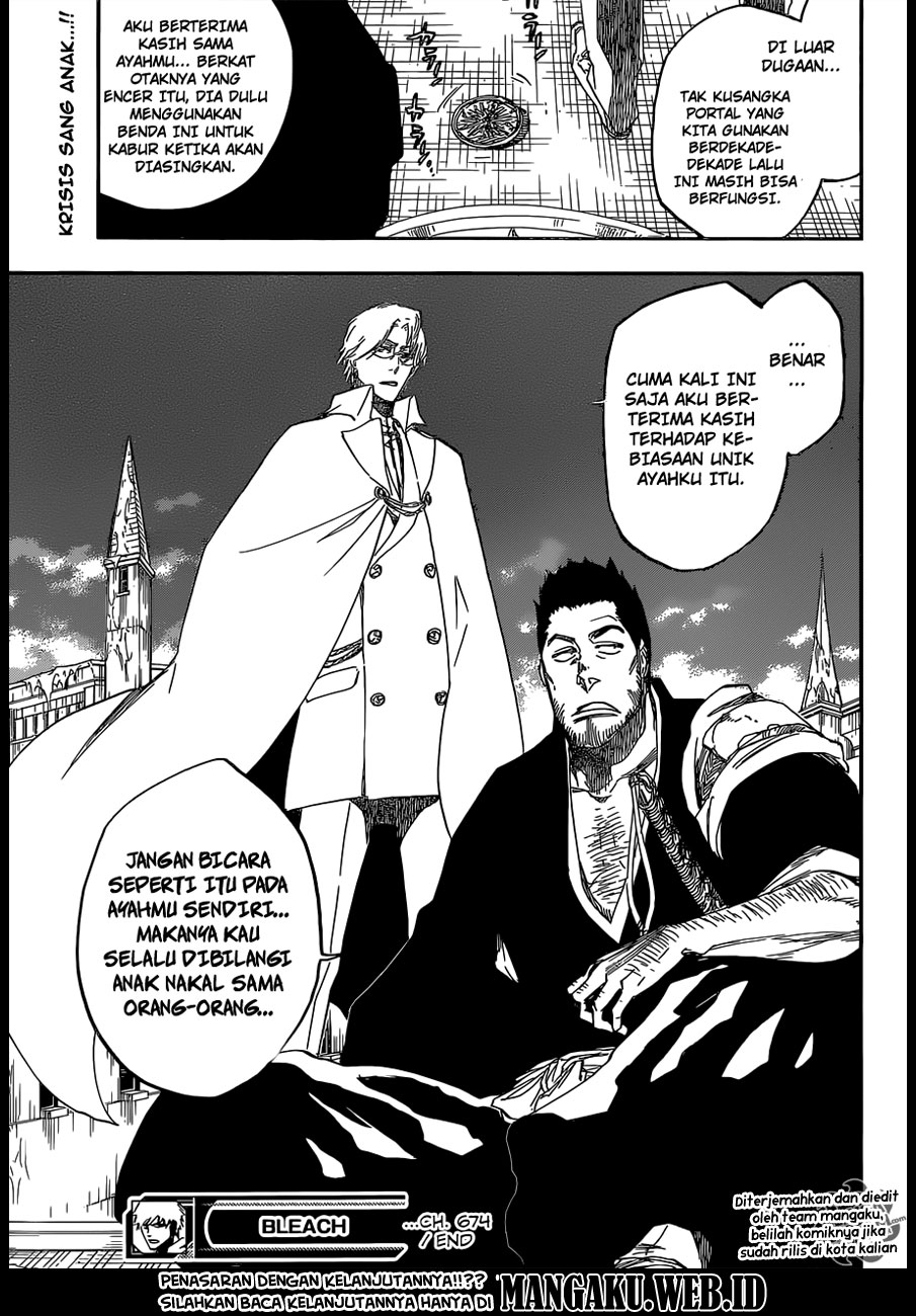 Bleach Chapter 674 page 18
