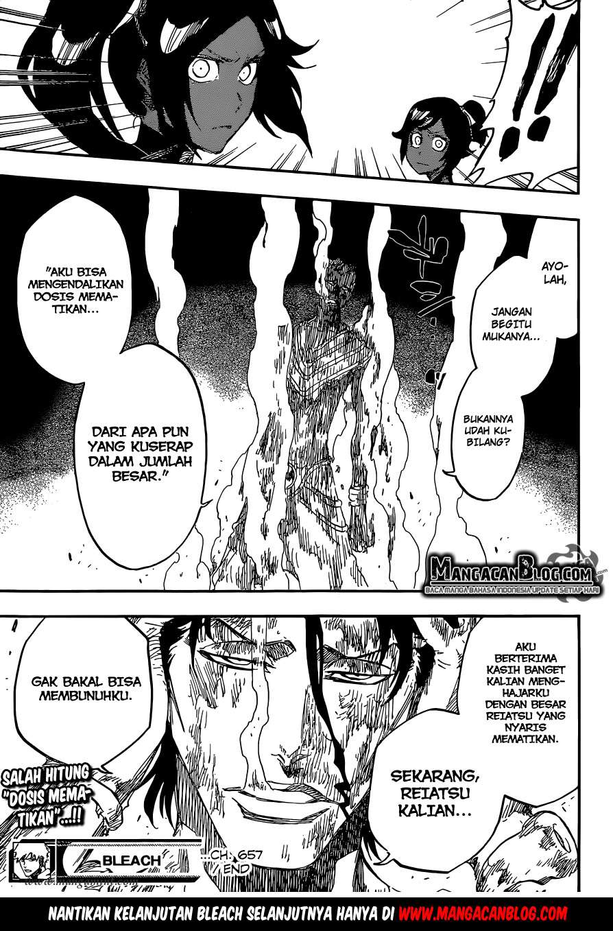 Bleach Chapter 657 page 17