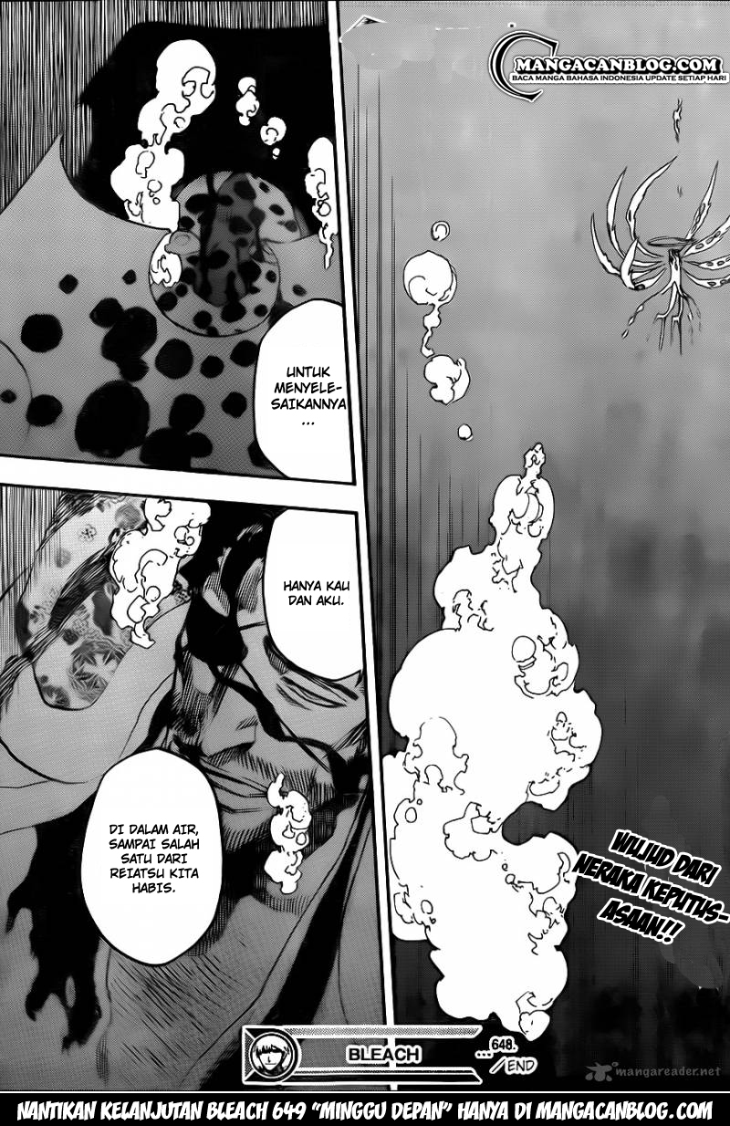 Bleach Chapter 648 page 17