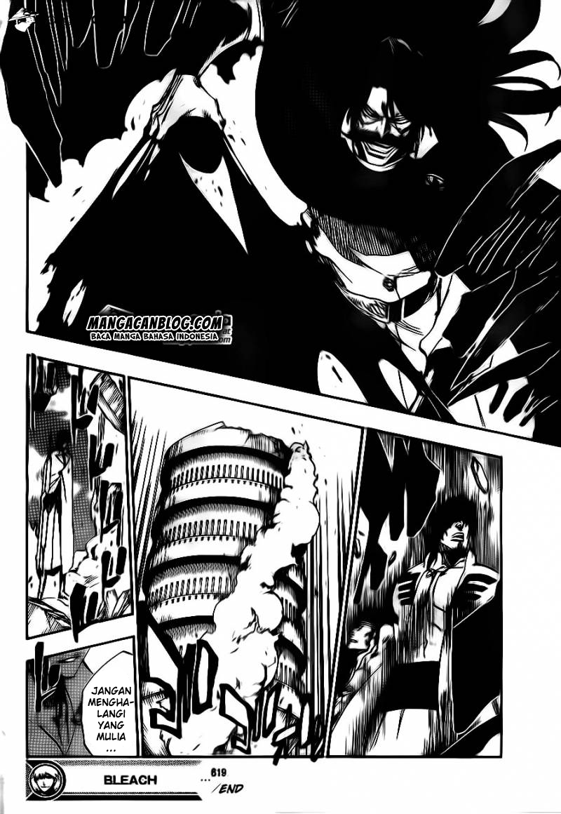 Bleach Chapter 619 page 16