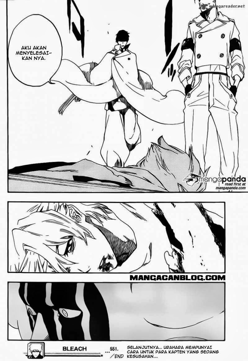 Bleach Chapter 551 page 17
