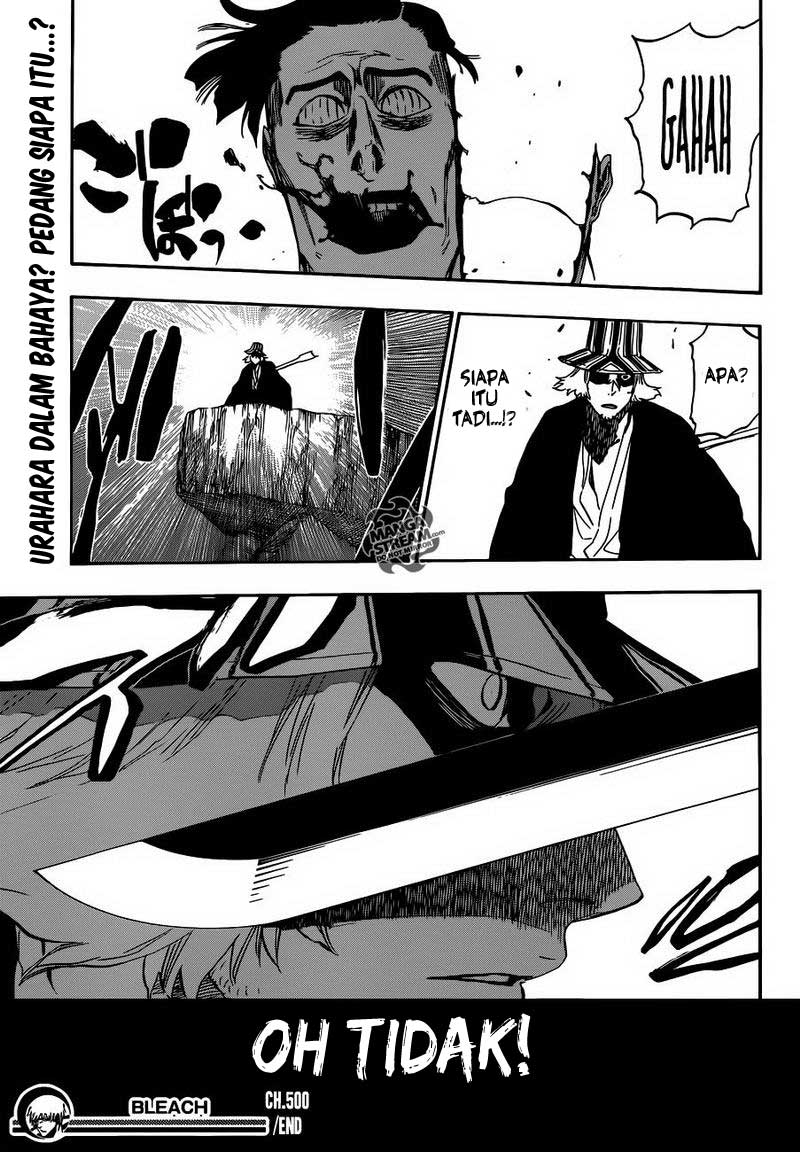 Bleach Chapter 500 page 18