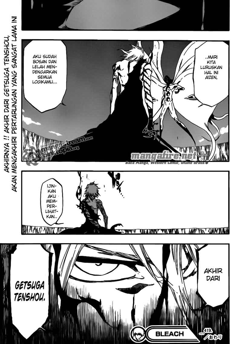 Bleach Chapter 419 page 19