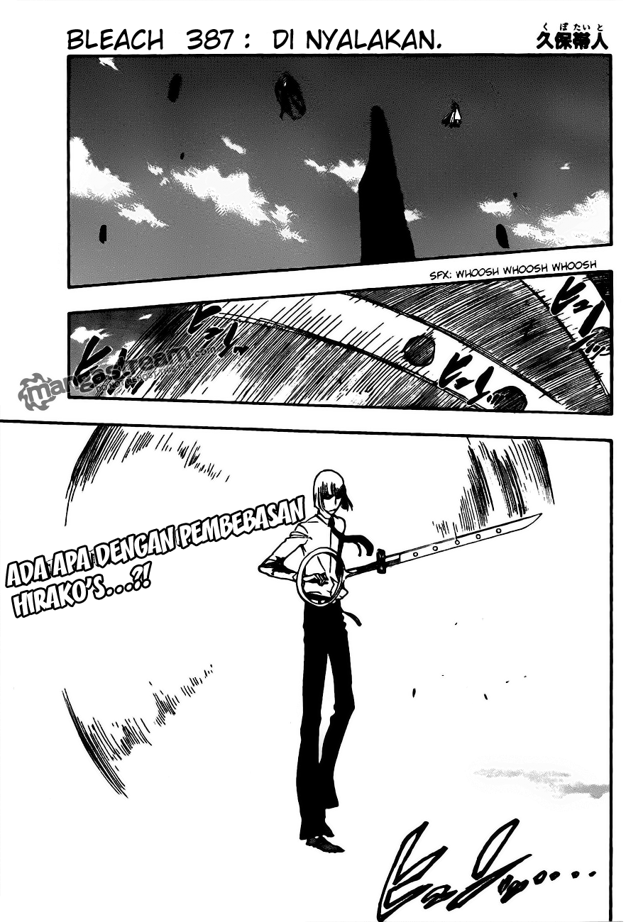 Bleach Chapter 387 page 3