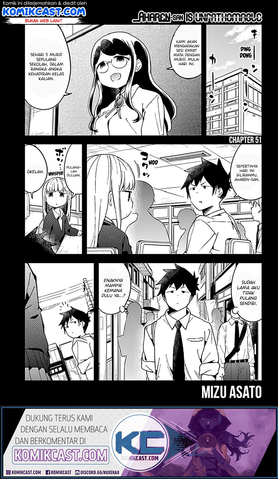 Aharen-san wa Hakarenai Chapter 51 page 3