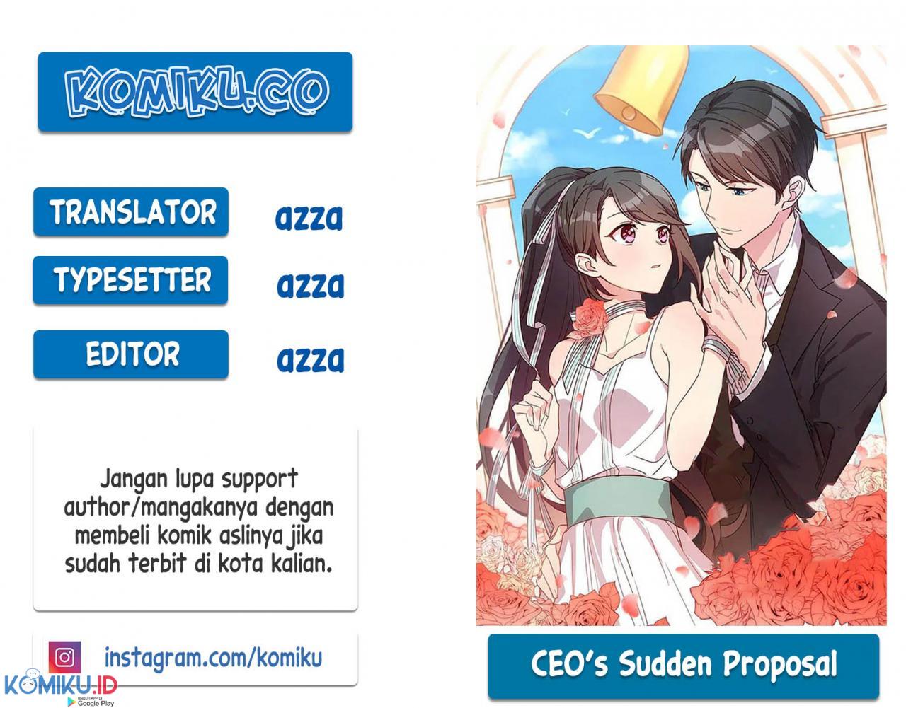 Komik CEO’s Sudden Proposal Chapter 33 gambar 1