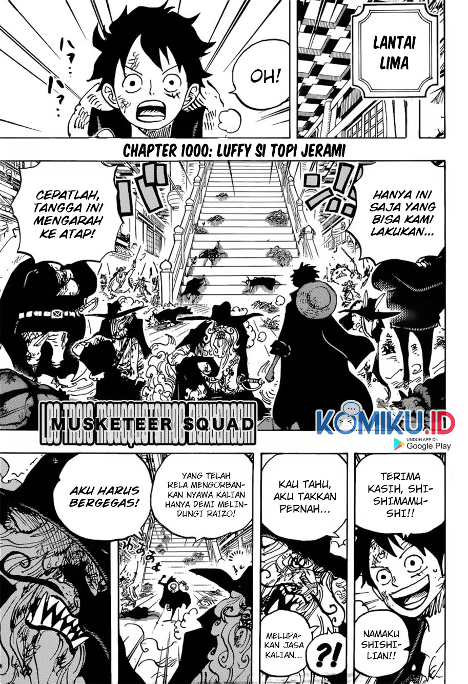 One Piece Chapter 1000 page 3