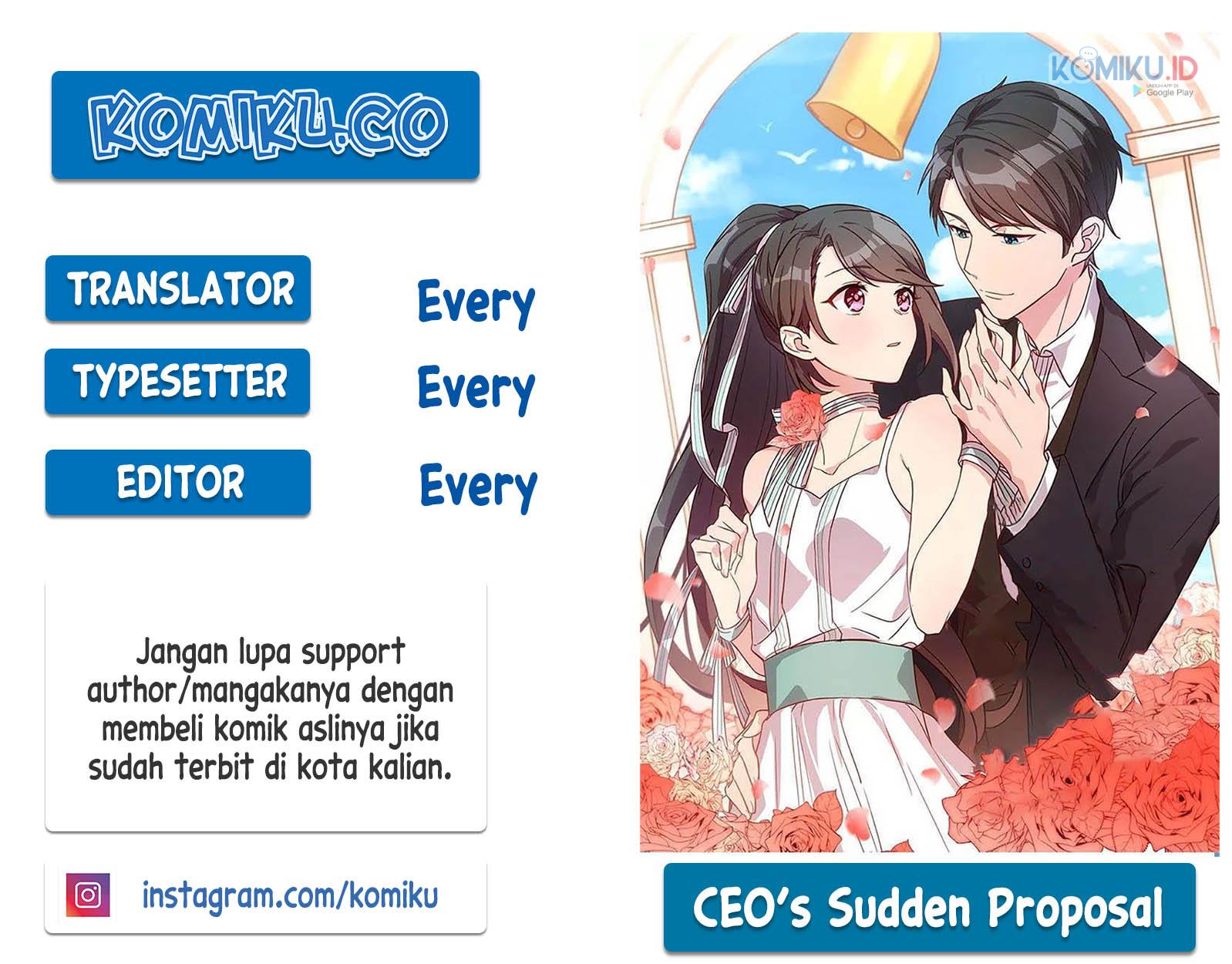Komik CEO’s Sudden Proposal Chapter 97 gambar 1