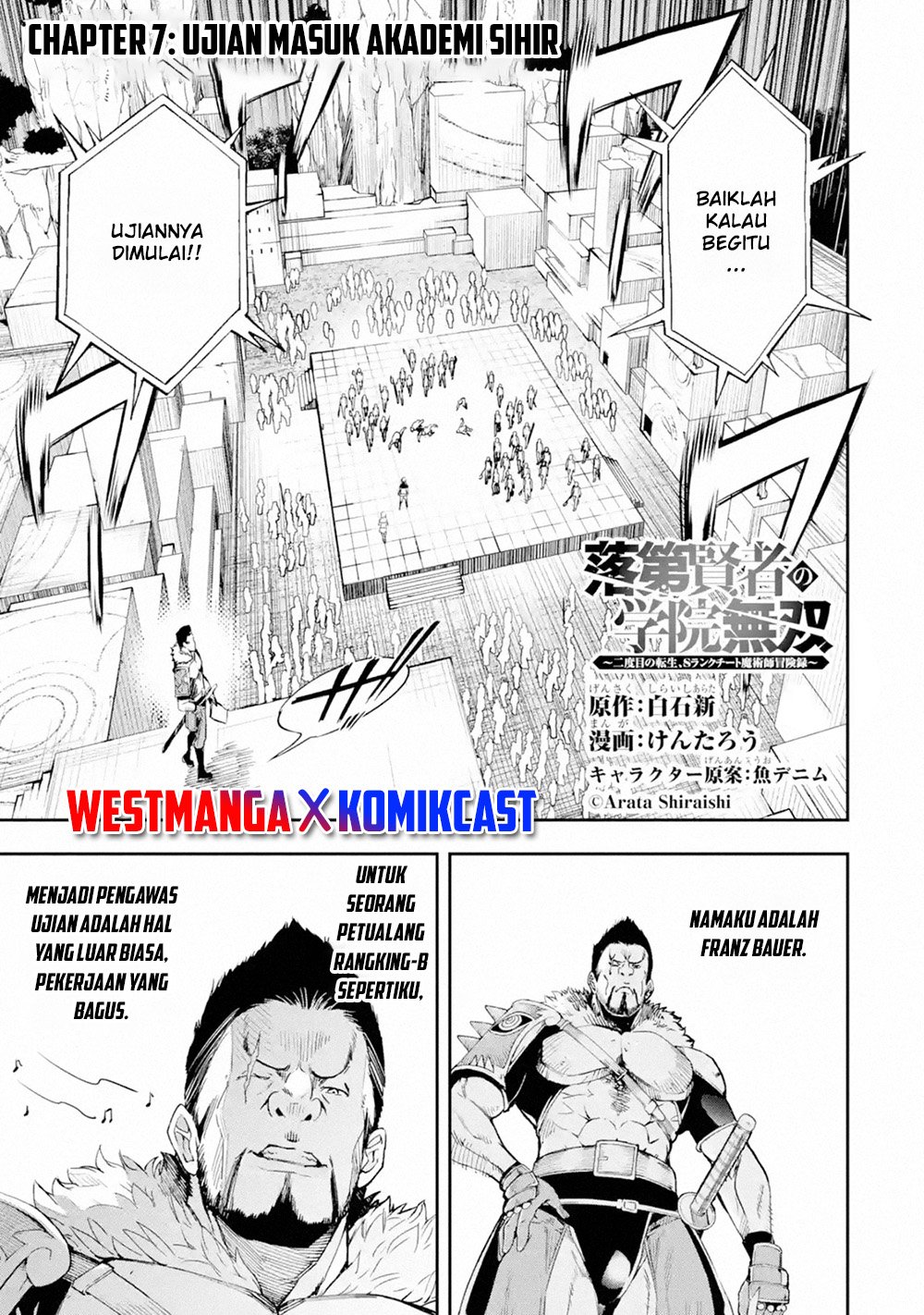 Komik Rakudai Kenja Gakuin no Msou ~ Nidome no Tensei, S Rank Cheat Majutsushi Boukenroku Chapter 7 gambar 1