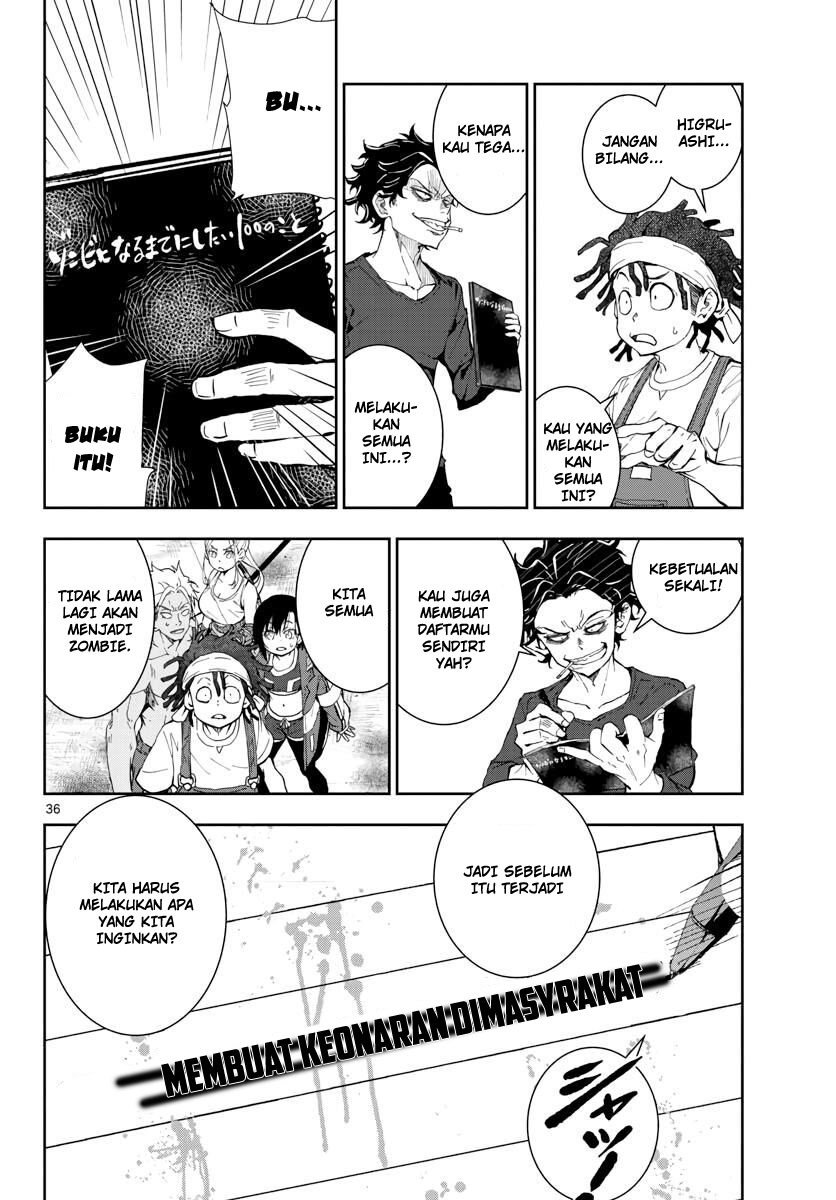 Zombie 100 ~Zombie ni Naru Made ni Shitai 100 no Koto~ Chapter 17 page 35
