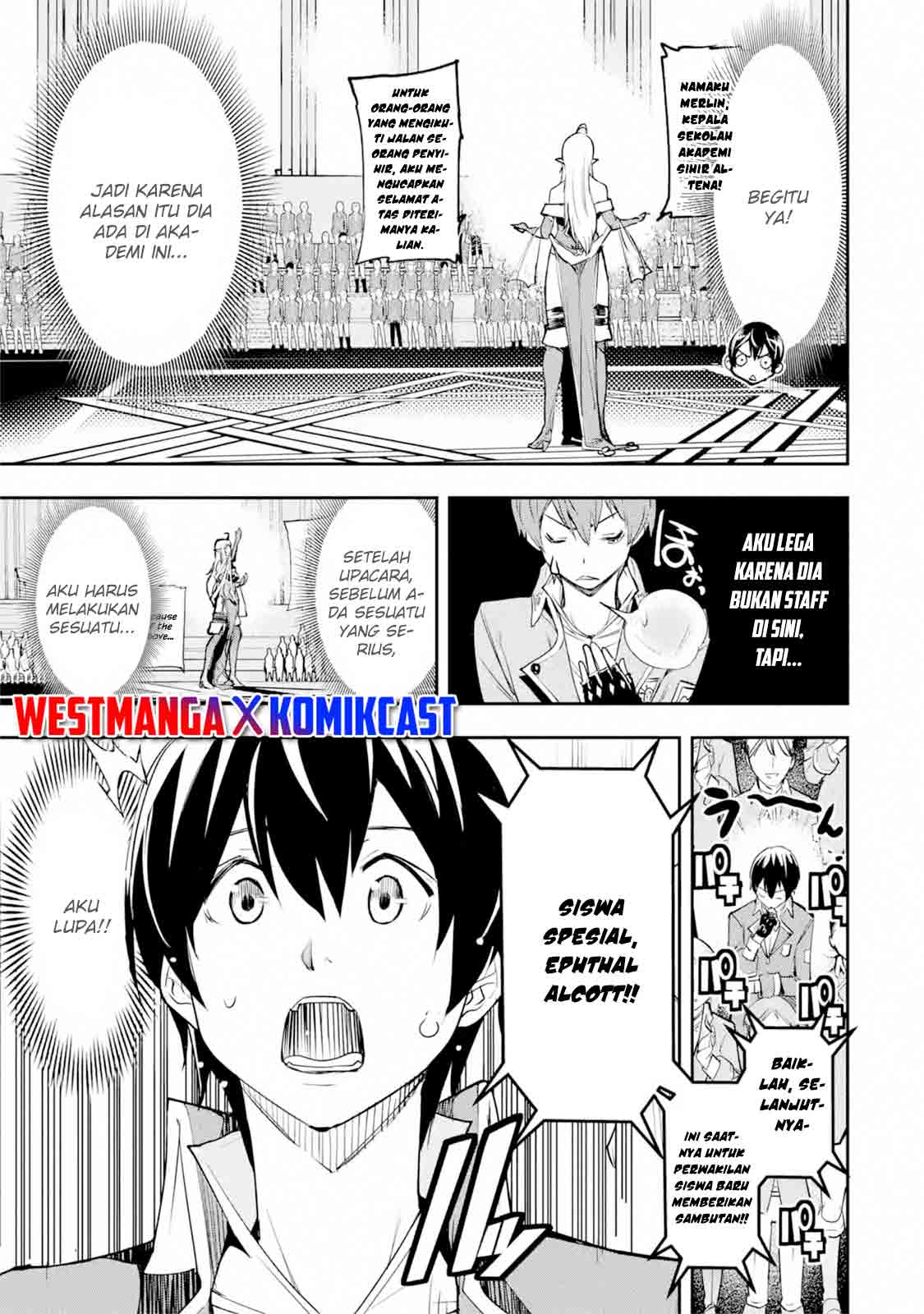 Komik Rakudai Kenja Gakuin no Msou ~ Nidome no Tensei, S Rank Cheat Majutsushi Boukenroku Chapter 8.2 gambar 1