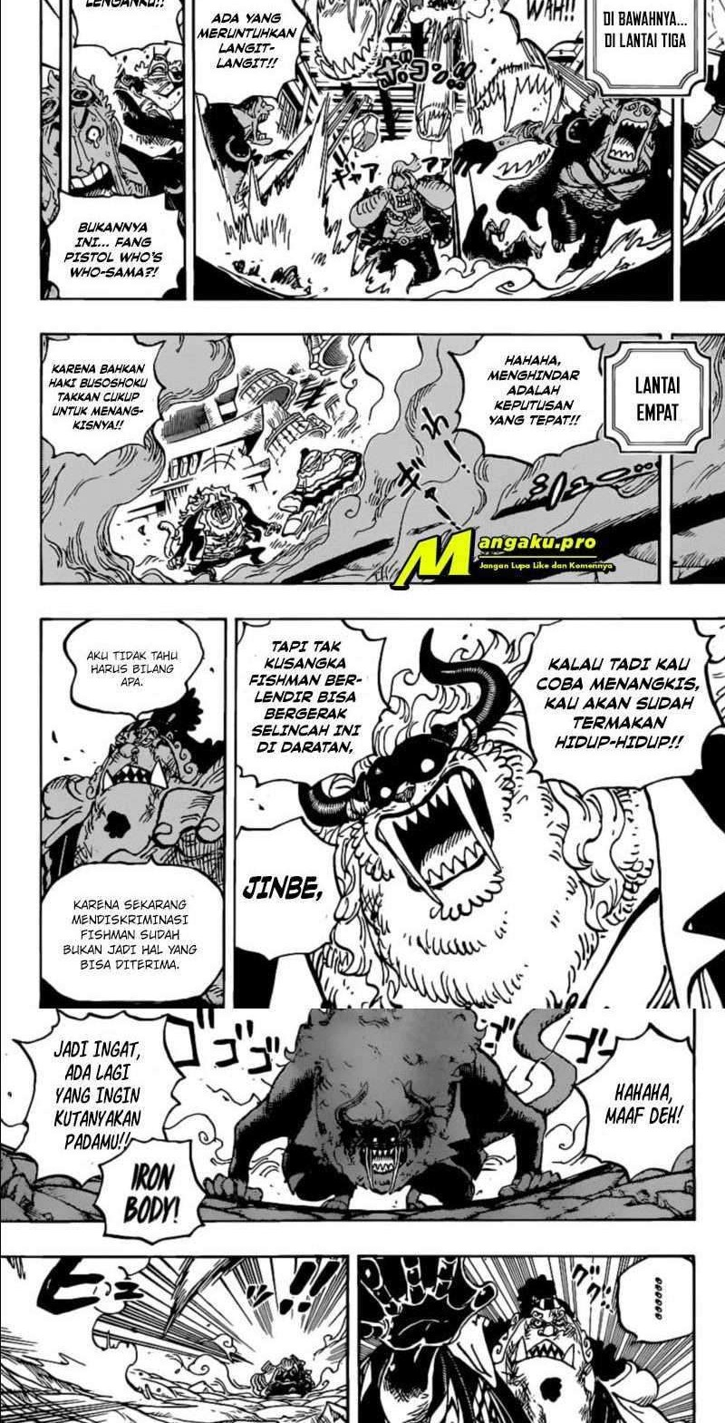 One Piece Chapter 1018 page 4