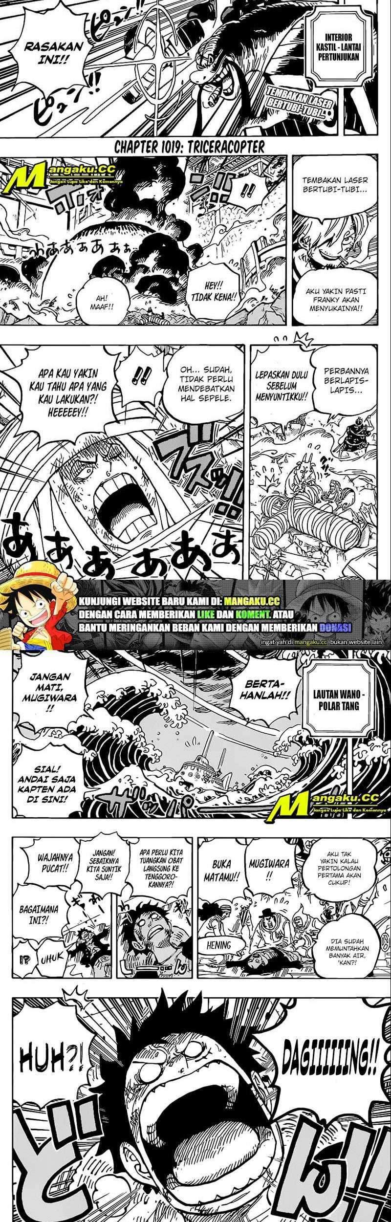 One Piece Chapter 1019 page 3