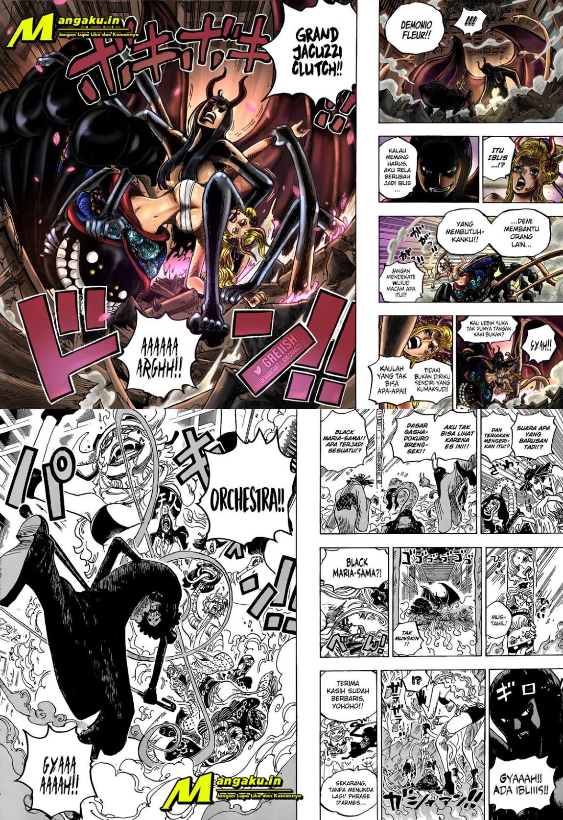 One Piece Chapter 1021 page 8