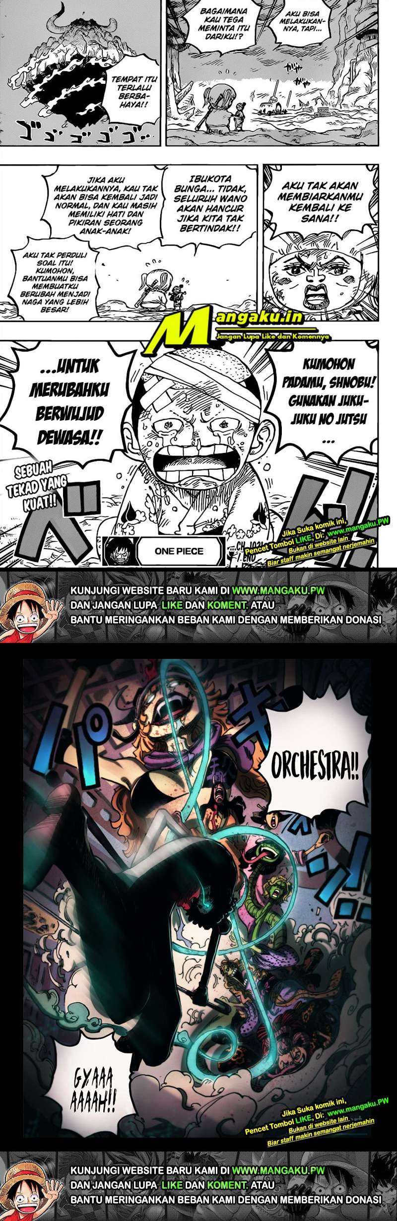 One Piece Chapter 1021 page 9