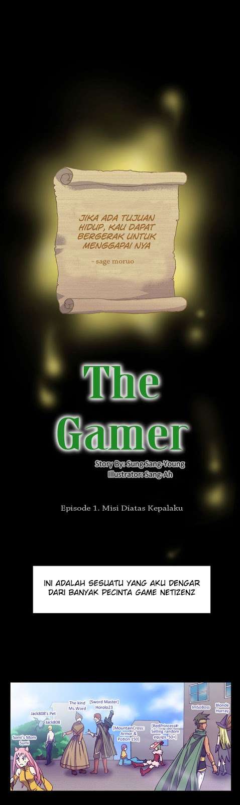 Manhwa The Gamer Chapter 1 gambar 2
