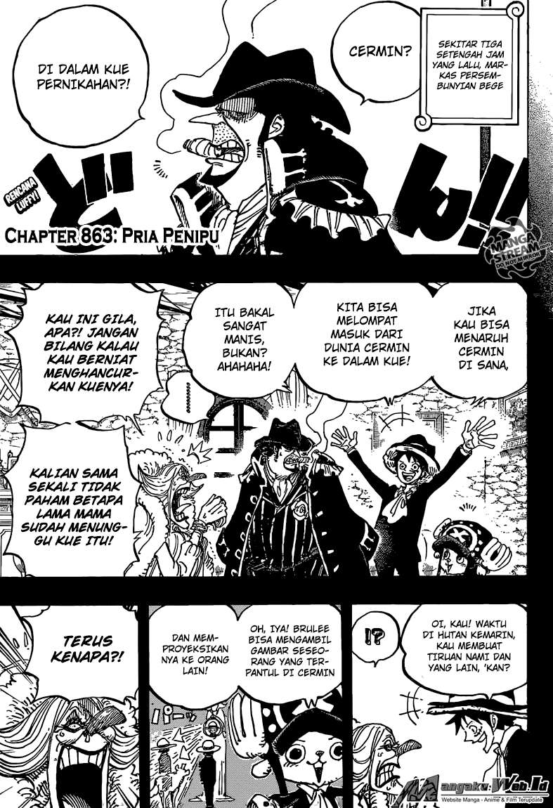 One Piece Chapter 863 page 3