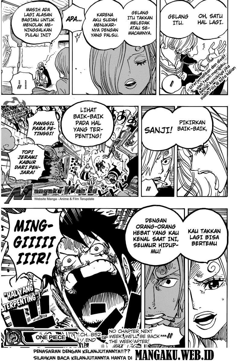 One Piece Chapter 852 page 17