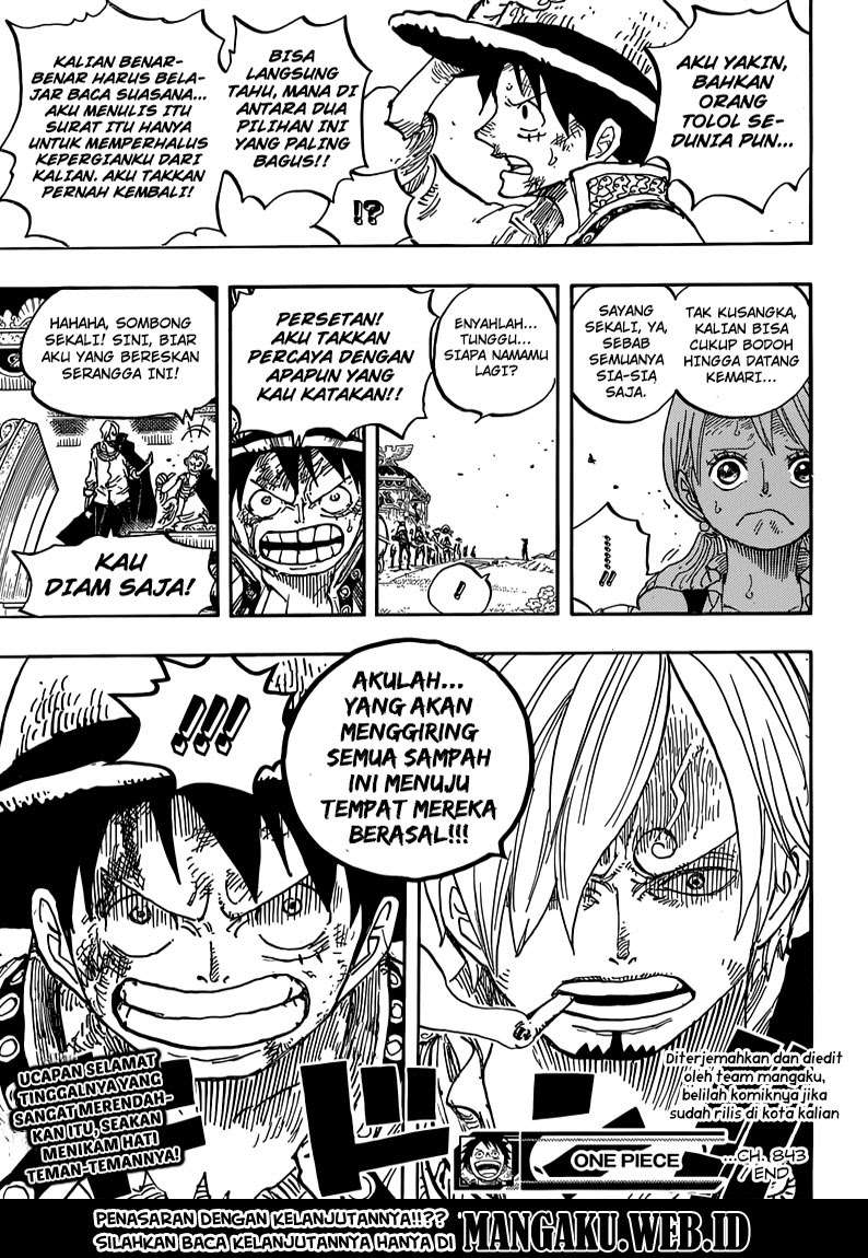 One Piece Chapter 843 page 17
