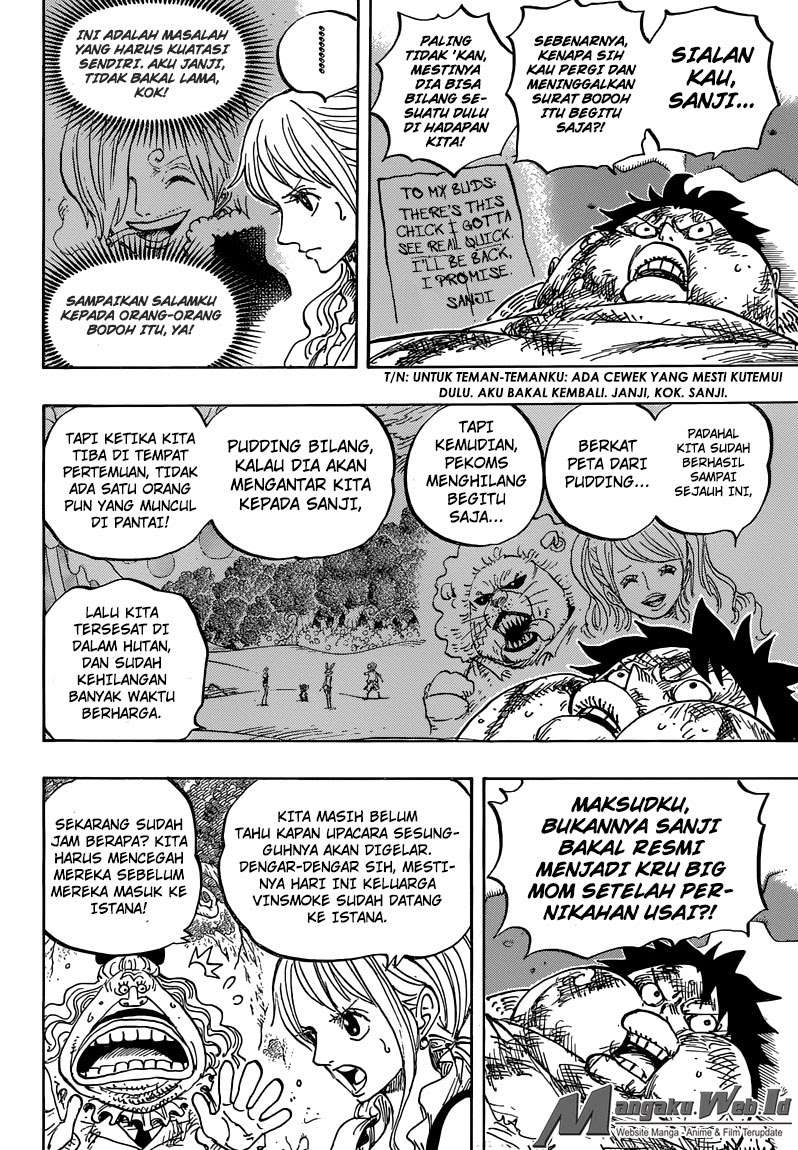 One Piece Chapter 843 page 8