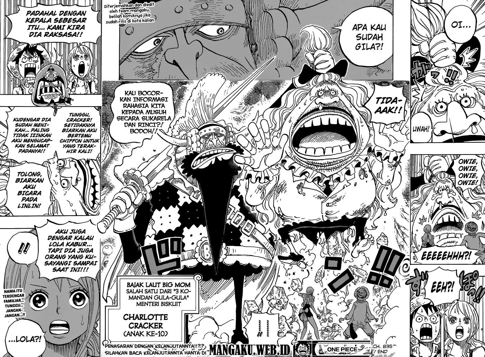 One Piece Chapter 835 page 18