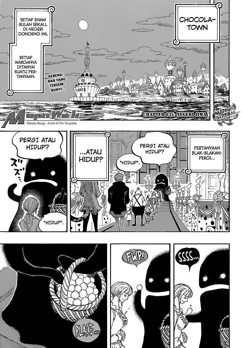 One Piece Chapter 835 page 3