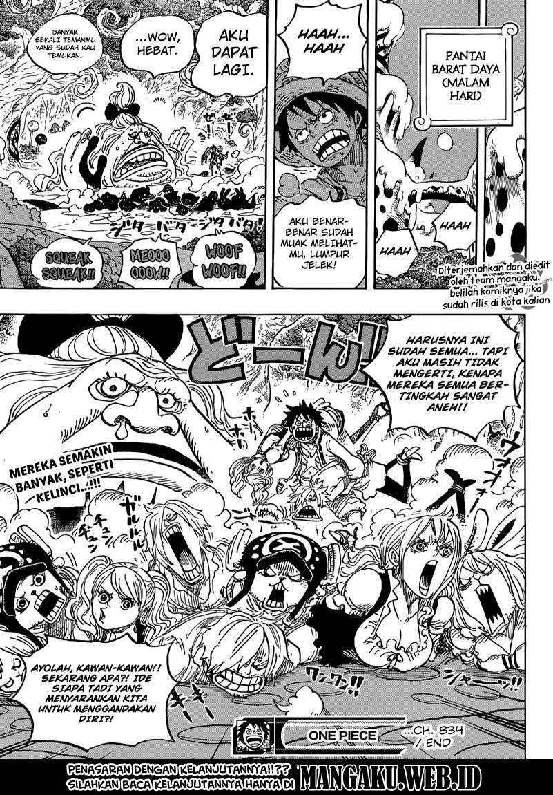 One Piece Chapter 834 page 18