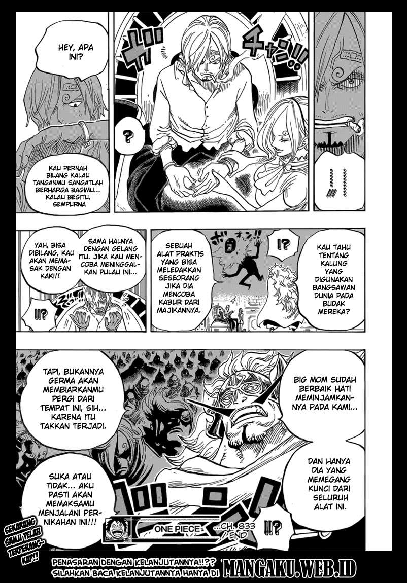 One Piece Chapter 833 page 19
