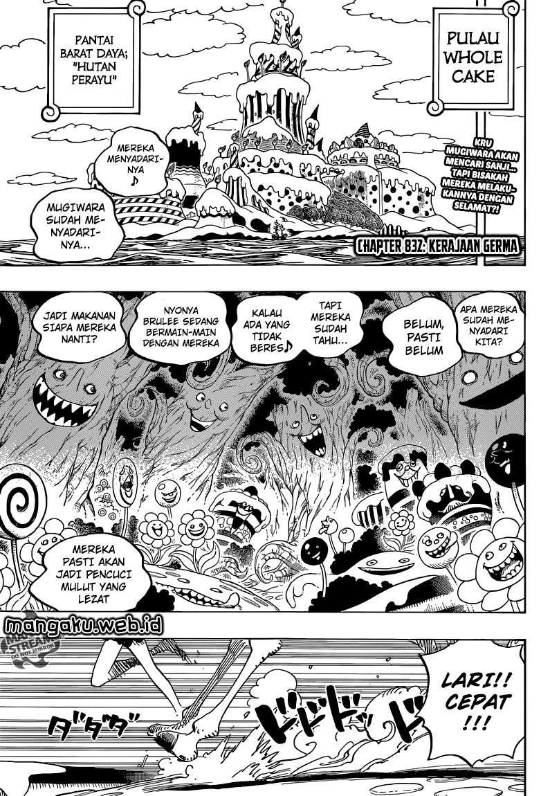 One Piece Chapter 832 page 3