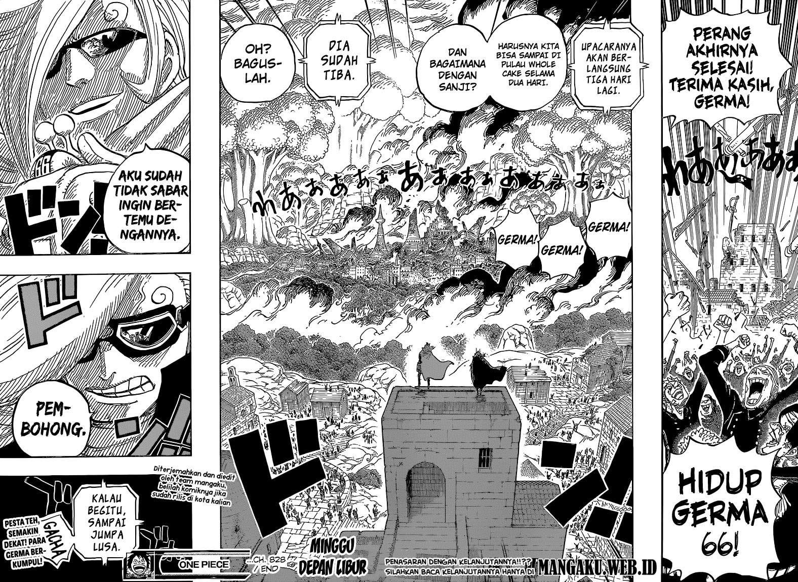 One Piece Chapter 828 page 17