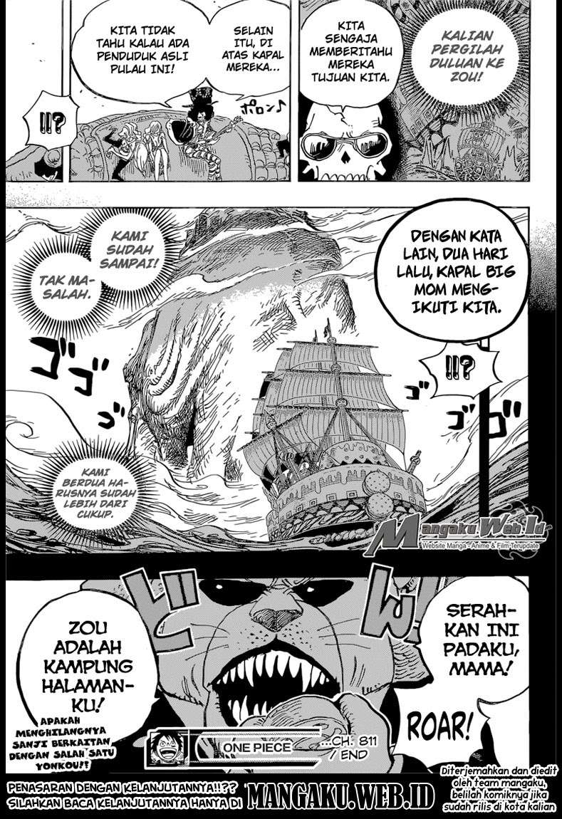 One Piece Chapter 811 page 20