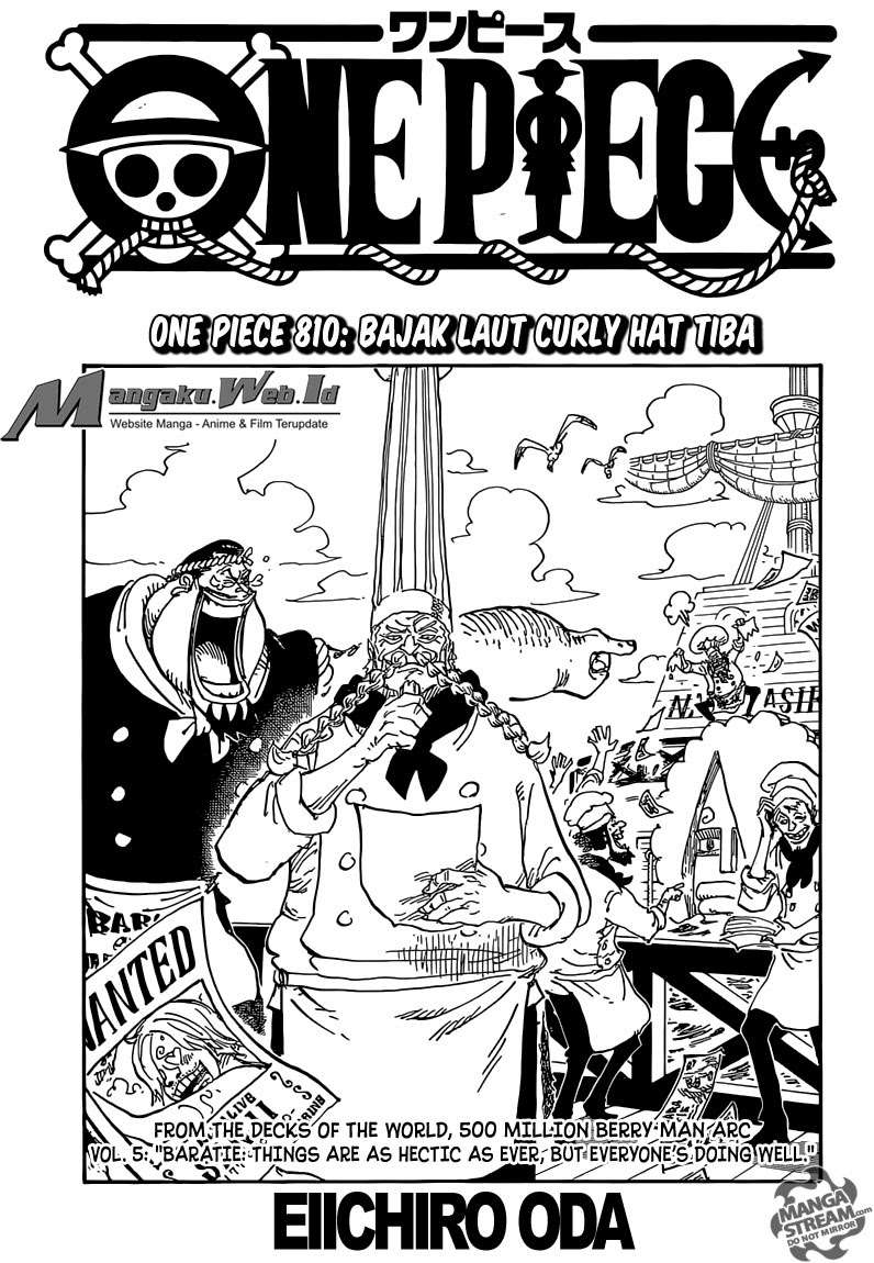 One Piece Chapter 810 page 5