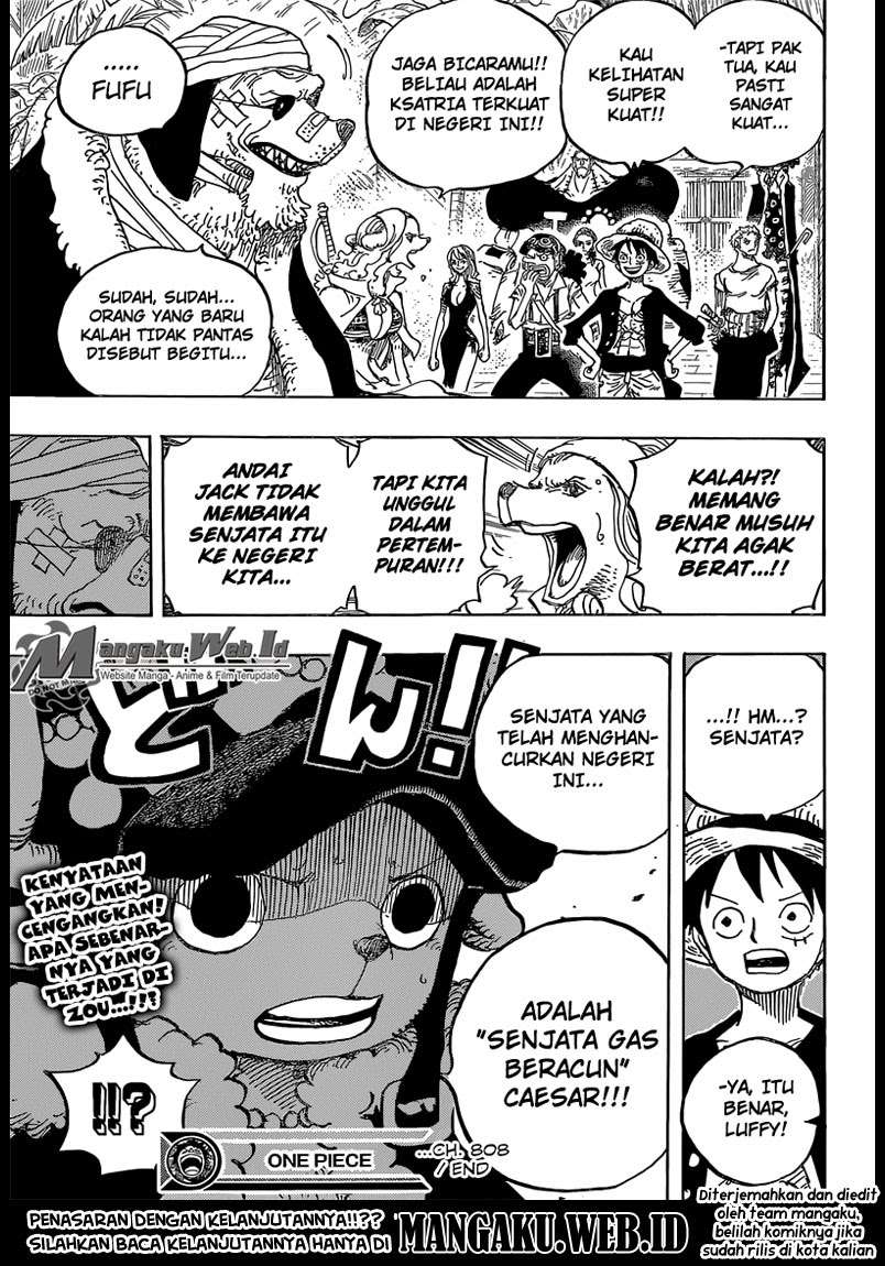 One Piece Chapter 808 page 19