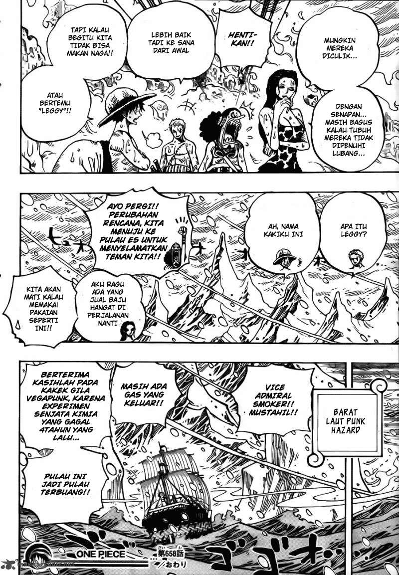 One Piece Chapter 658 page 19