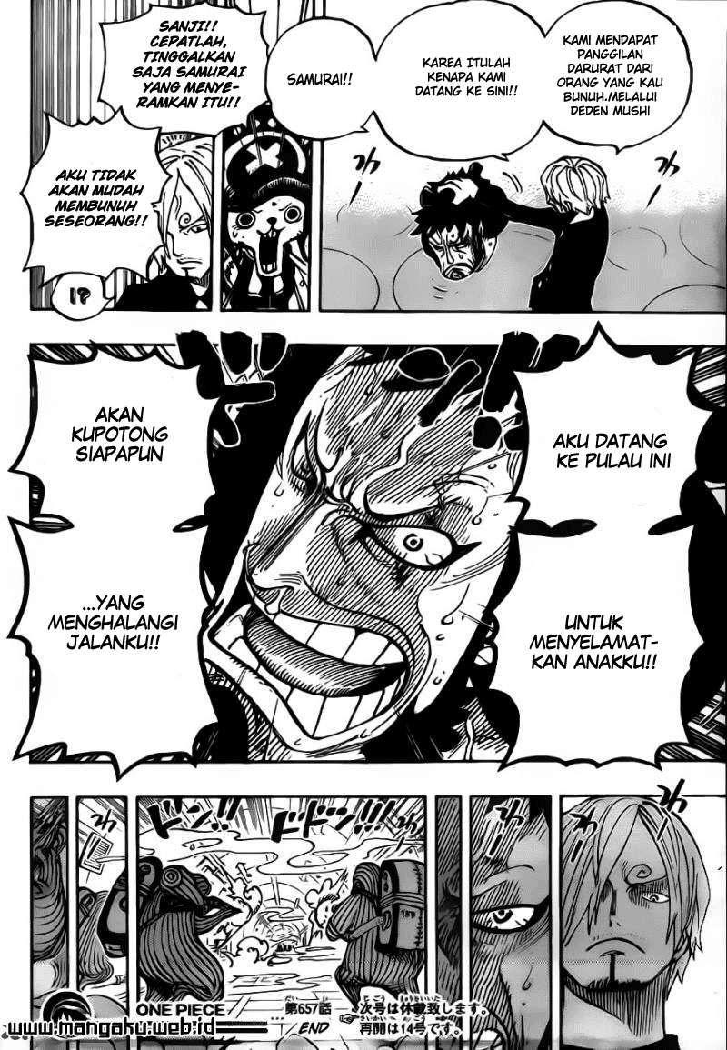 One Piece Chapter 657 page 17
