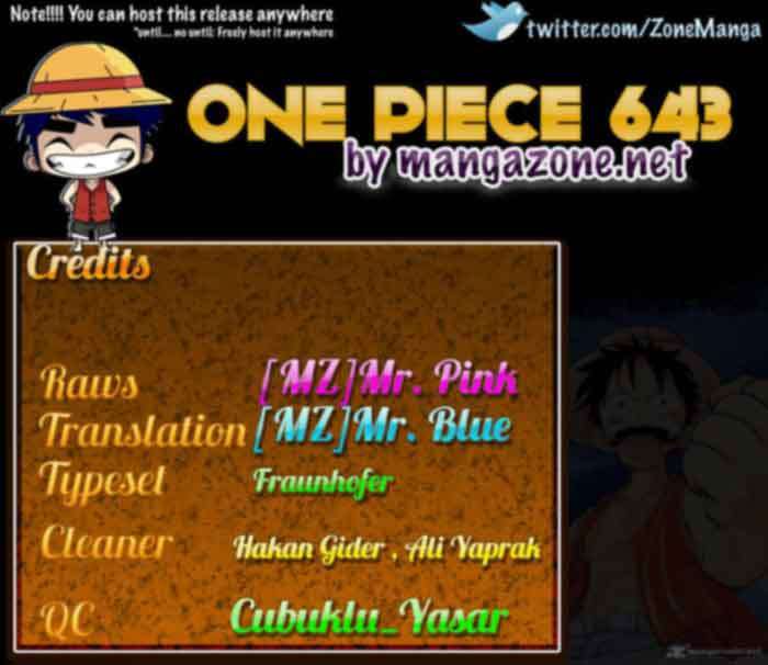 One Piece Chapter 643 page 21