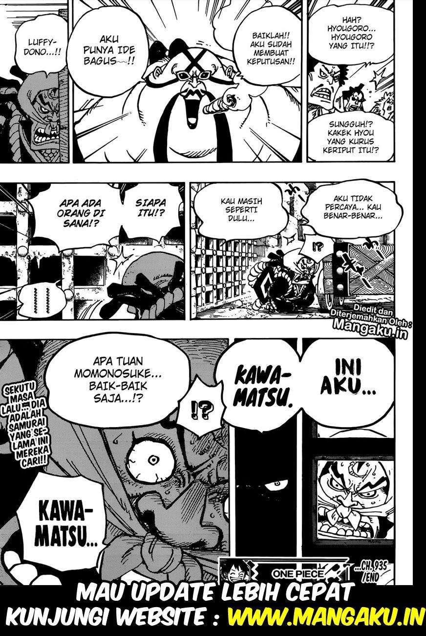 One Piece Chapter 935 page 17