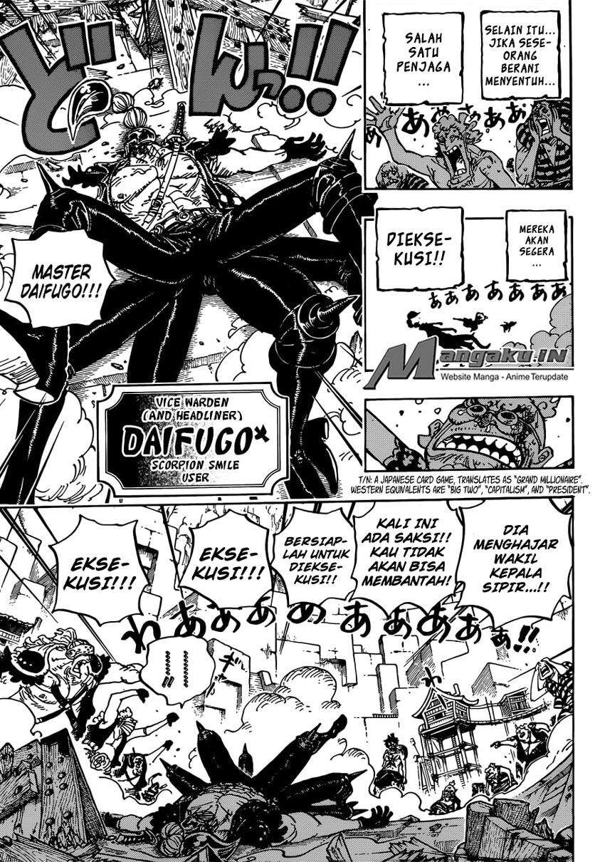 One Piece Chapter 935 page 6