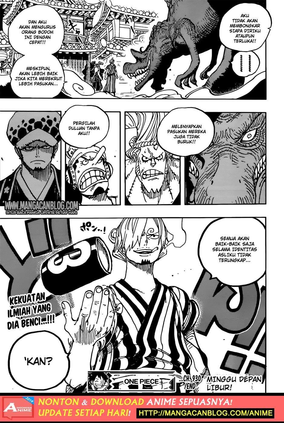 One Piece Chapter 930 page 15