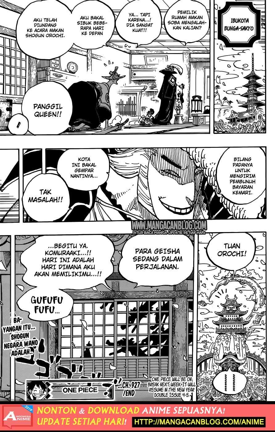 One Piece Chapter 927 page 16