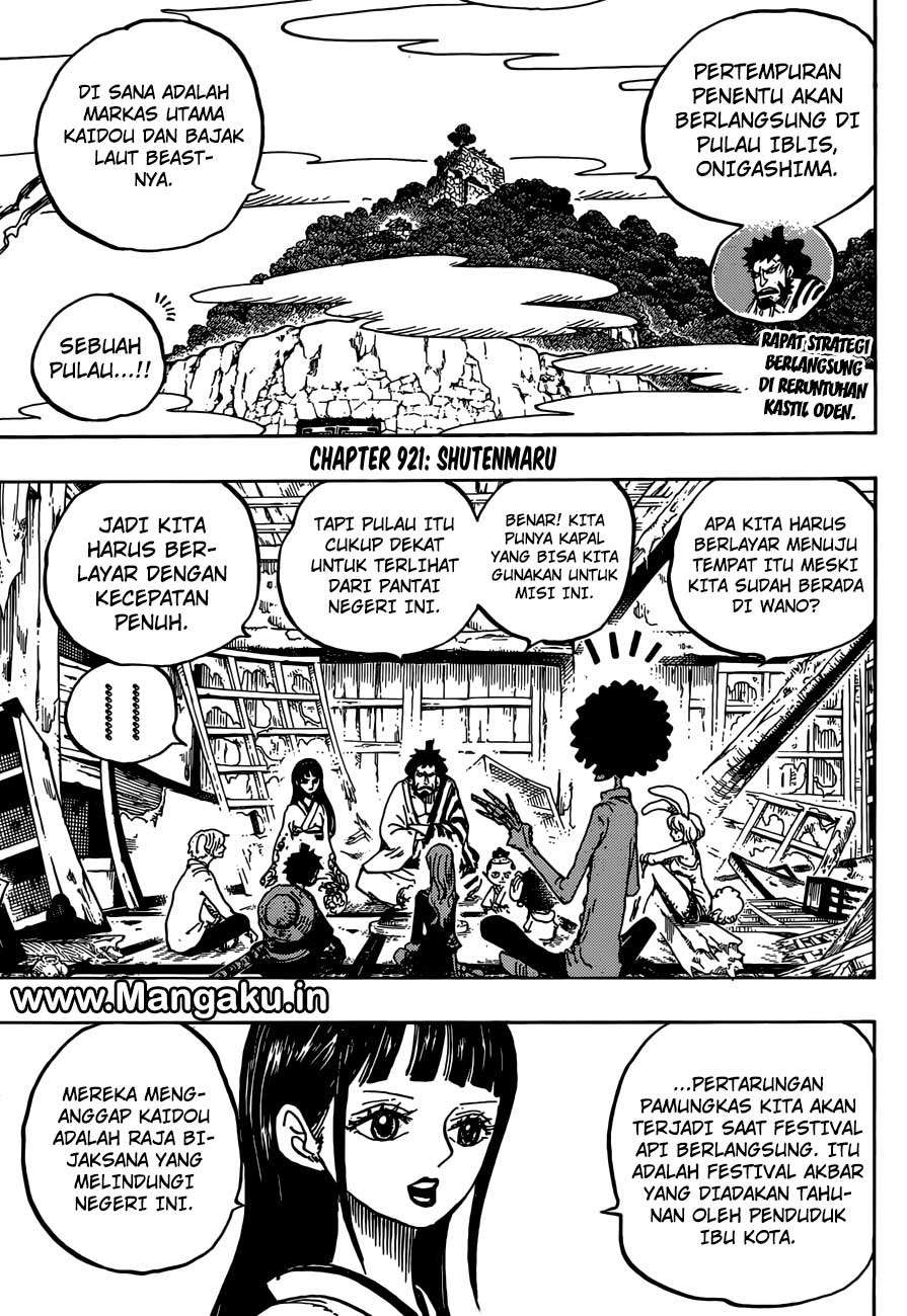 One Piece Chapter 921 page 4