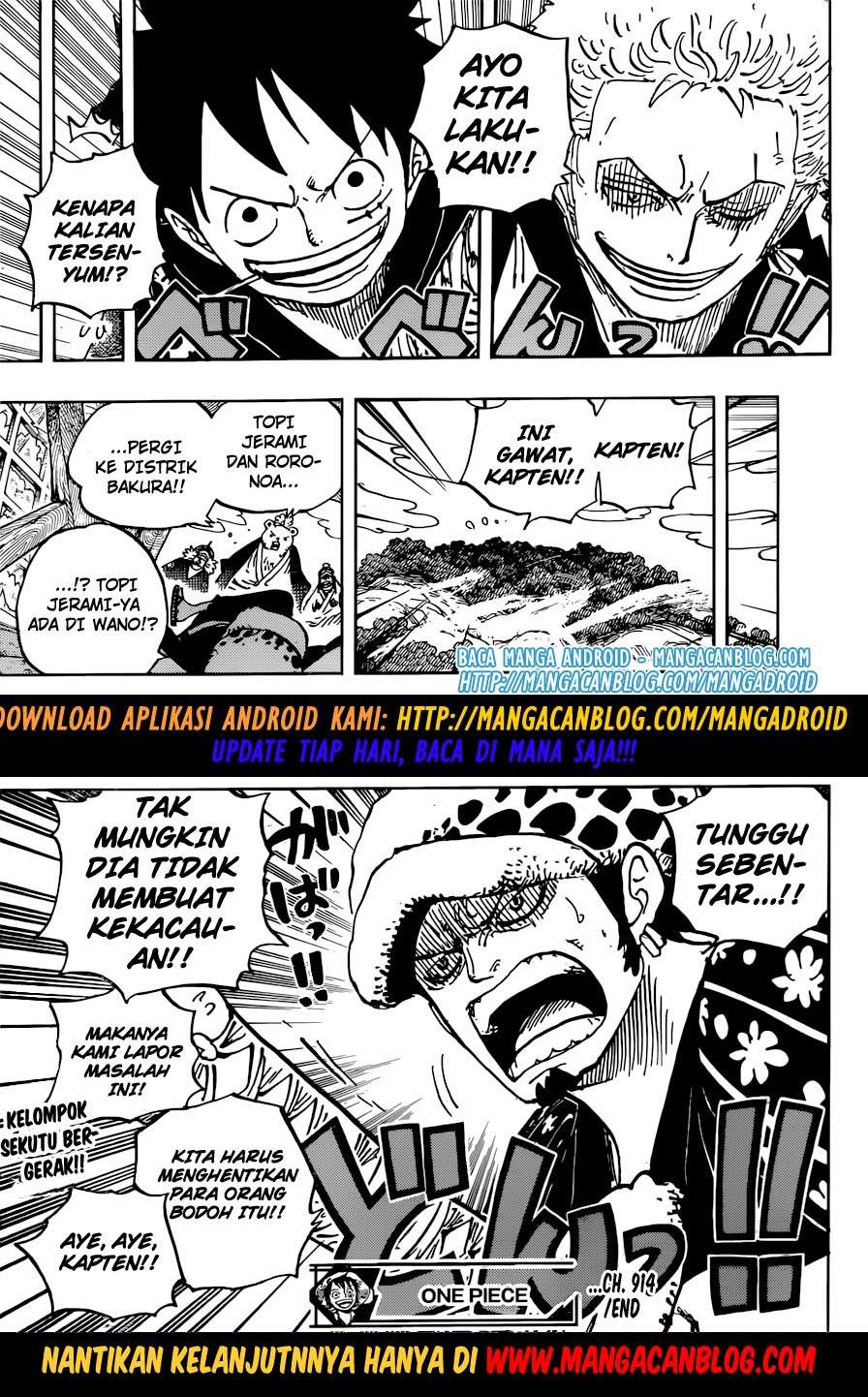 One Piece Chapter 914 page 18
